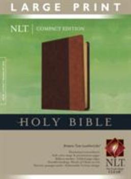 Imitation Leather Large Print Compact Bible-NLT [Large Print] Book