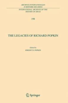 Paperback The Legacies of Richard Popkin Book