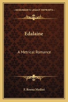 Paperback Edalaine: A Metrical Romance Book