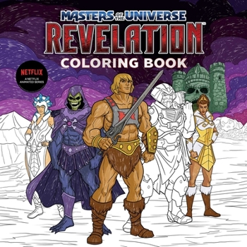 Paperback Masters of the Universe: Revelation Official Coloring Book (Essential Gift for Fans) Book