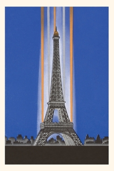 Paperback Vintage Journal Art Deco Eiffel Tower Book