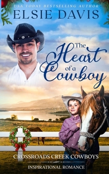 Paperback The Heart of a Cowboy [Large Print] Book