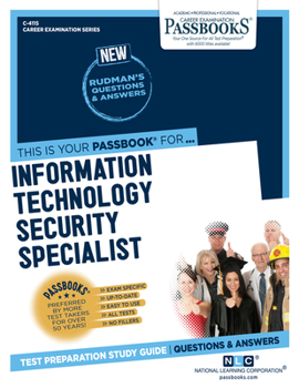 Paperback Information Technology Security Specialist (C-4115): Passbooks Study Guidevolume 4115 Book
