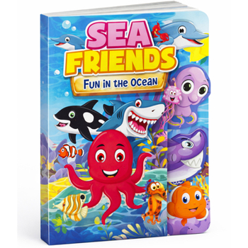 Paperback Sea Friends - An Amazing Board Book
