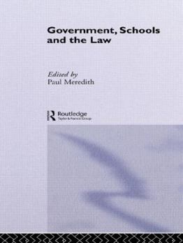 Hardcover Government, Schools and the Law Book