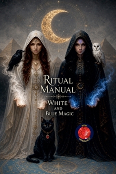 Paperback Ritual Manual White and Blue Magic Book