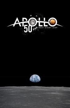 Paperback Apollo 50 Next Giant Leap: NASA Apollo Earth Rise Moon Notebook Book