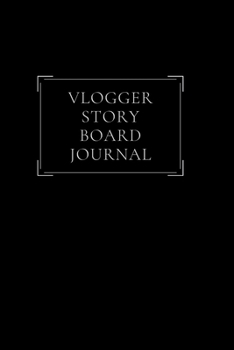 Paperback Vlogger Storyboard Notebook: A 2 panel journal to sketch out ideas for film, video, or animation Book