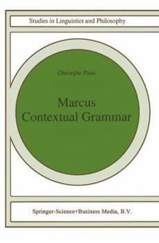 Paperback Marcus Contextual Grammars Book