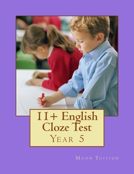 Paperback 11+ English Cloze Test: Y5 Book