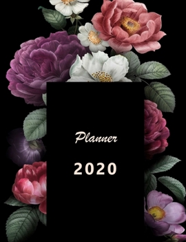 Planner 2020: Monthly and Weekly Planner. Week on 1 page. Start your week with weekly Focus, Tasks, To-Dos. Monday start week. 11.0" x 8.5" (Letter ... flowers around square. Soft matte cover).