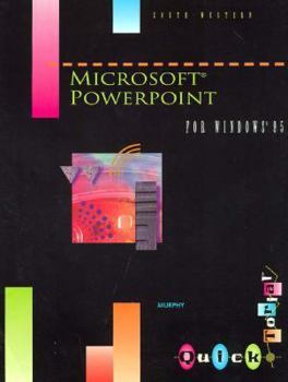 Paperback Microsoft PowerPoint for Windows 95 Quicktorial Book