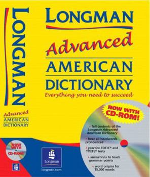 Paperback Longman Advanced American Dictionary & CD [With CDROM] Book