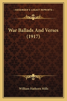 Paperback War Ballads And Verses (1917) Book