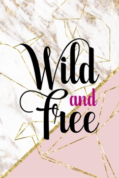 Wild And Free: Origami Notebook Journal Composition Blank Lined Diary Notepad 120 Pages Paperback Pink Marble