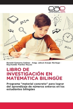 Paperback Libro de Investigación En Matemática Bilingüe [Spanish] Book