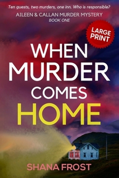 Paperback When Murder Comes Home [Large Print] Book