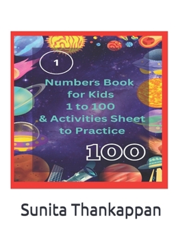 Paperback Numbers Book for Kids 1 to 100 & Activities Sheet to Practice Book