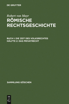 Hardcover Das Privatrecht [German] Book