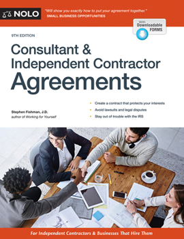 Paperback Consultant & Independent Contractor Agreements Book