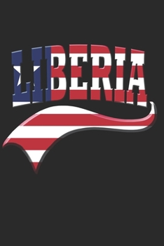 Paperback Liberia Notebook: Liberia Notebook - college book - diary - journal - booklet - memo - composition book - 120 sheets - Dot Grid paper 6x Book