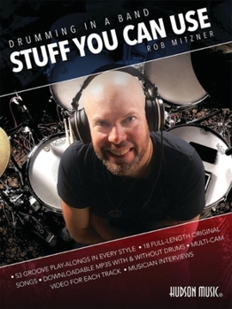 Paperback Drumming in a Band - Stuff You Can Use: Book with Online Audio and Video by Rob Mitzner Book