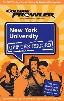 Paperback New York University (College Prowler) Book