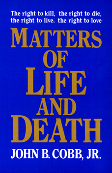 Paperback Matters of Life and Death Book