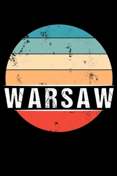 Paperback Warsaw: 100 Pages 6 'x 9' -Dot Graph Paper Journal Manuscript - Planner - Scratchbook - Diary Book