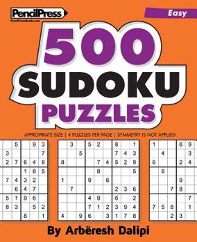 Paperback 500 Sudoku Puzzles: Big Book of 500 Easy Sudoku Puzzles Book