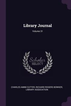 Paperback Library Journal; Volume 31 Book