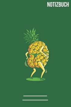 Notizbuch quadratisch Ananas Tanz: A5  Notebook • 111 Seiten  • Extra  Kalender 2020 •  Einzigartig •  Kariert •  Karriert •  karo  • Geschenk • Geschenkidee (German Edition)