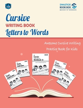 Paperback SBB Cursive Writing Book Letters to Words Book