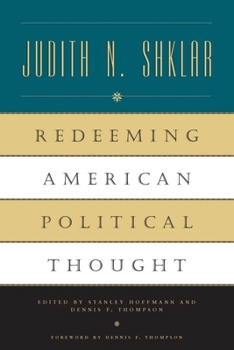 Paperback Redeeming American Political Thought Book
