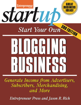 Start Your Own Blogging Business (Startup) - Book  of the Startup Series