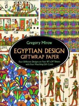 Paperback Egyptian Design Giftwrap Paper Book