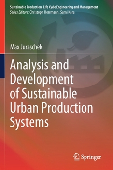 Paperback Analysis and Development of Sustainable Urban Production Systems Book