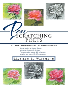 Paperback Pen Scratching Poets [Large Print] Book