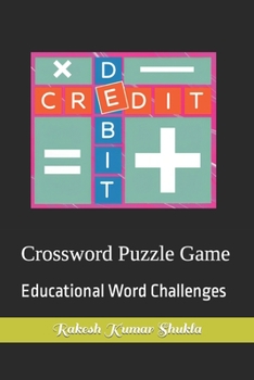 Paperback Crossword Puzzle Game: Educational Word Challenges Book