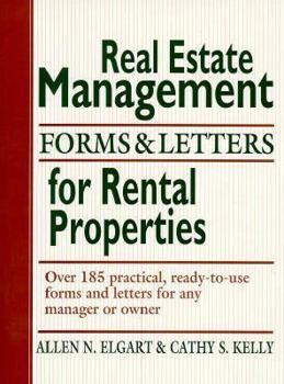 Hardcover Real Estate Management Forms and Letters for Rental Properties Book