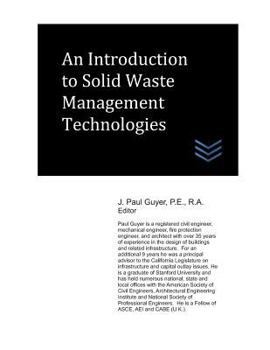 Paperback An Introduction to Solid Waste Management Technologies Book