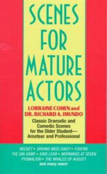 Mass Market Paperback Scenes for Mature Actors Book