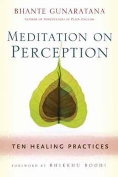 Paperback Meditation on Perception: Ten Healing Practices to Cultivate Mindfulness Book