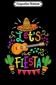 Composition Notebook: Cinco De Mayo Mexican Guitar Fiesta Cactus  Journal/Notebook Blank Lined Ruled 6x9 100 Pages