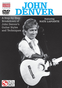 DVD John Denver Legendary Licks: A Step-By-Step Breakdown of John Denver's Guitar Styles and Techniques Book