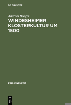 Hardcover Windesheimer Klosterkultur um 1500 [German] Book