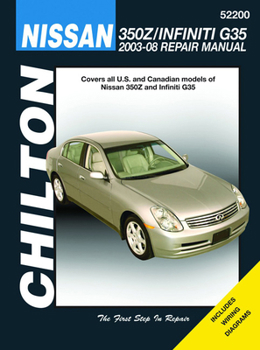 Paperback Nissan 350Z & Infiniti G35 2003-08 Repair Manual Book