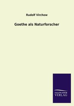 Paperback Goethe als Naturforscher [German] Book