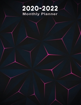 Paperback 2020-2022 Monthly Planner: Three Years Diary, Scheduler and Organizer for Work & Personal Use - With Notes Pages and Year Calendars at a Glance - Book