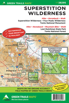 Map Superstition Wilderness, AZ No. 2829s Book